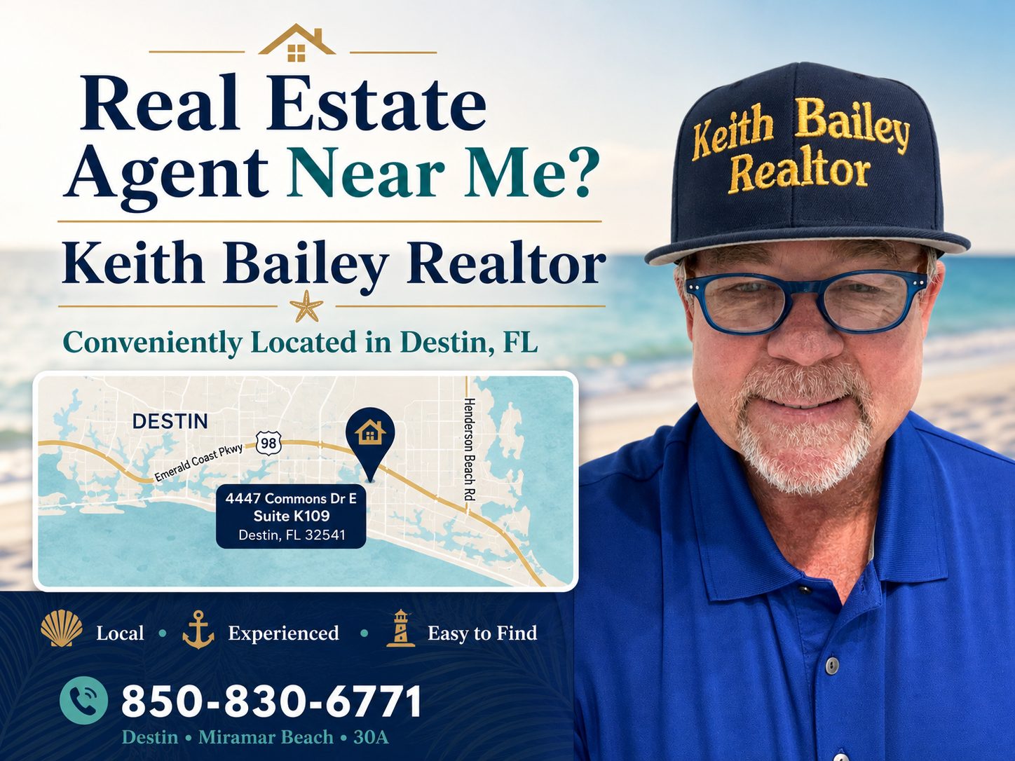 Searching for a Real Estate Agent Near Me in Destin, FL?